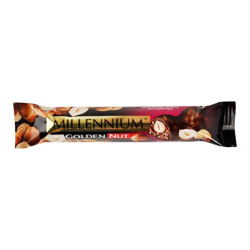 Шоколад Millennium Golden Nut чорний з цілим горіхом 40г
